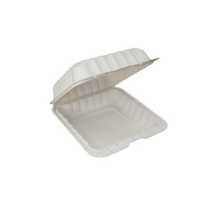 China 8 Inch 1Compartment Disposable Eco-friendly Plastic To Go Box Mircrowave Safe Plastic Takeaway Food Packaging for sale