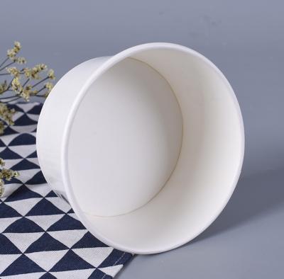 China Disposable Food Grade Disposable Custom Logo Take Away Salad Paper Bowl for sale