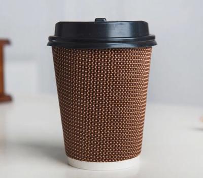 China Hot Sale Biodegradable Customized Logo Recycle Compostable Embossed Coffee Tea Disposable Paper Cups for sale