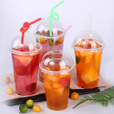 China Food Grade Pet Cups Hot Sale Cold Drinks Clear 8oz Custom Printing Disposable PET Cup for sale