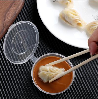 China Sauce Cup 2oz , Restaurant Sauce Disposable Food Grade PP Takeout Cups With Lid for sale