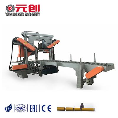 China YUANCHUANG MJD600 horizontal log sawing machine gantry cutting saw multi blade round saw log cutting machine for sale