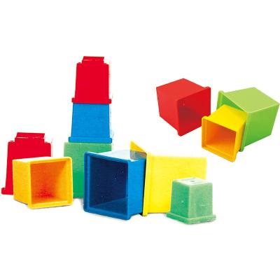 China Best Quantity 106PCS Children's Building Blocks Nested Plastic Toys QZZM-1790 for sale