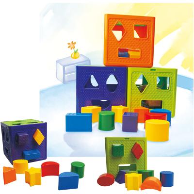 China Construction Toy Early Childhood Cognitive Geometric form classification toys plastic color matching Toy Enlightenment preschool educational toys for sale