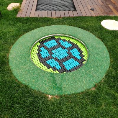 China New Design Anti Skid Net Trampoline Outdoor Outdoor Garden Free In Ground Trampoline for sale