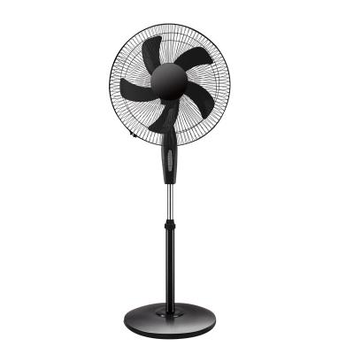 China Quiet Most Efficient Electric Floor Stand Fan 16 Inch Oscillating Pedestal Fans 40 Watt With 5 As Blades for sale