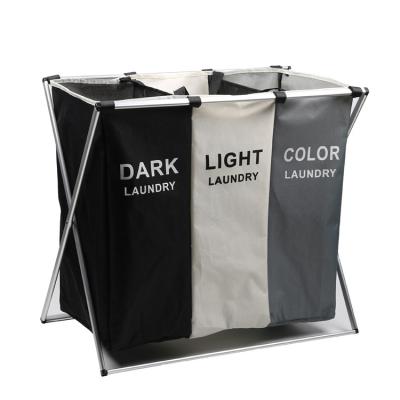 China Modern High Quality Simplicity Folding Laundry Bag Dirty Laundry Sorter Basket for sale