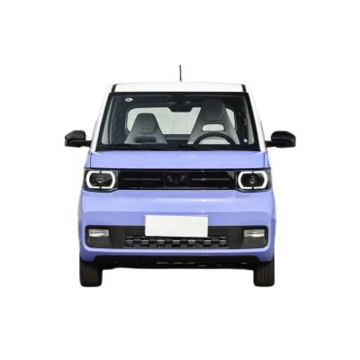 China Wuling Hongguang Macaron 4 door purple seat cloth factory direct sales high quality 2023 new energy car New Energy 3 for sale