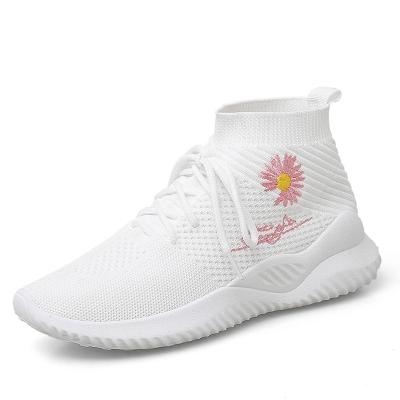 China Air Cushion Summer Style Shoe Lady Sock Walking Shoes Slip On Women Sports Shoes for sale