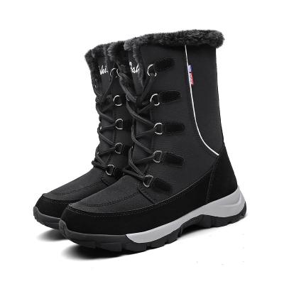 China Fashion Trend Women Snow Boots Fur Plush Winter Warm Short Ankle Boots Plus Size Ladies Shoes for sale