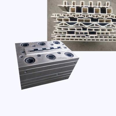 China 3Cr13 PVC WPC PE PO Materials Design Decoration Floor Window Door Exterior Profile Extrusion Die Decking Floor Mold Customization for sale