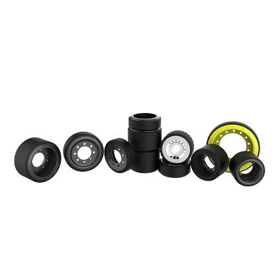 China JOHN DEERE CLAAS CNH Harvester Track System Polyurethane wheels for sale