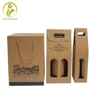 China Recycled Materials Wholesale Custom Luxury Cardboard Paper Red Wine Bottle Magnetic Single Gift Packaging Box for sale