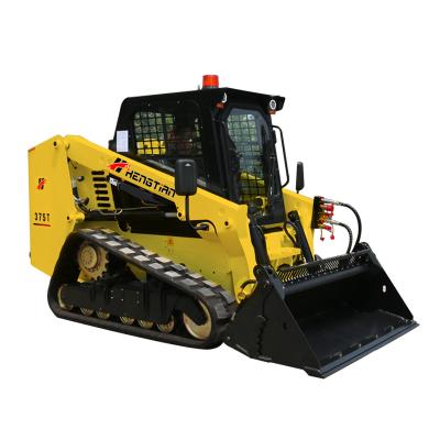 China Hotels High Powerful Hydraulic Joystick 75hp Pilot Control Track Rubber Skid Steer Loader For Sale for sale