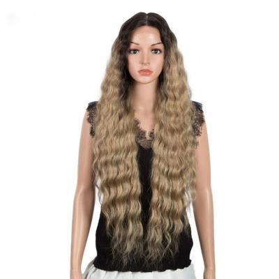 China Loose Wave Front Wig Dyeable Virgin Frontal Real Natural Brazilian Hair Glueless Lace Up Wigs For Black Women for sale