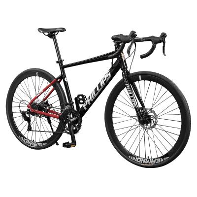 China Wholesale cycle 700C 14 speed aluminum bicycle frame groupset steel racing bikes bicicleta de ruta fixed speed disc road aerial bike for sale