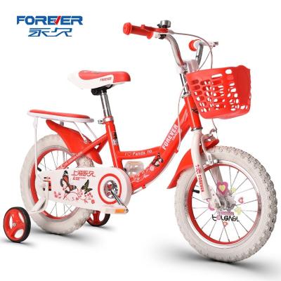 China FOREVER New Style China Wholesale High Carbon 14 Inch Single Speed ​​Steel Frame Kids Bike For Kids For 3-7 Years Old for sale