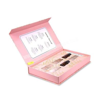 China Custom Printing Gift Box Flip Top Paper Box Recyclable Cosmetic Cardboard Hard Lid Base For Skin Care Products Cosmetics Packaging for sale