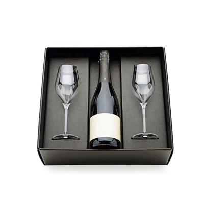 China Wholesale and high quality recyclable simple cardboard wine bottle gift box for sale