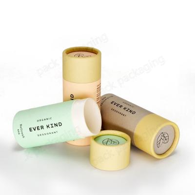 China Recyclable Recyclable Paper Tube 0.5oz 1oz 1.5oz Mini Deodorant Stick Container with Lift Up Design for sale