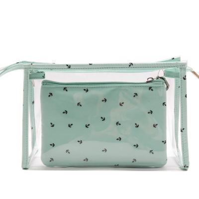 China 2022 Travel Toiletry Bag Women NATIONAL Organizer Cosmetic Bag Vegan Polyester PVC Makeup Bag National CN; GUA Unisex Zipper N1034 SUBSTITUTION BOX for sale