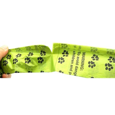 China Custom Printed Eco Friendly BIODEGRADABLE PPE Dog Poop Bags Biodegradable Compostable Bags for sale