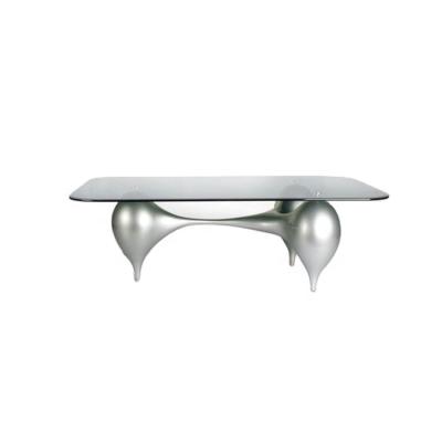 China Modern Europe Living Room Furniture Customized Stainless Steel Art Coffee Table for sale