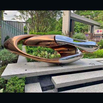 China China 2021 Modern Home Outdoor Garden Decoration Use Art Sculpture Large Metal Stainless Steel for sale