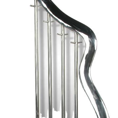 China New Design Europe Bronze Statue In Art Works Harp Stainless Steel Sculpture Modern Indoor Modern Art Sculpture for sale