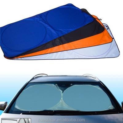 China Keep Silver Fabric UV Sun Shade Baby Sun Shade Car Sunshade Mesh Fabric Polyester For Car for sale