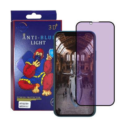 China Anti-Fingerprint Blue Light Blocking Film Matte Anti Blue Light Screen Protector For iPhone 12 11 13pro XS XR Max X Mini 6 7 8plus for sale