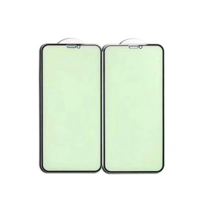 China Cell Phone Factory Supply JVXGUK Anti Blue Light Glass Green Ray Light Eye Protection Screen Protector For Iphone 11 12 13 pro max for sale