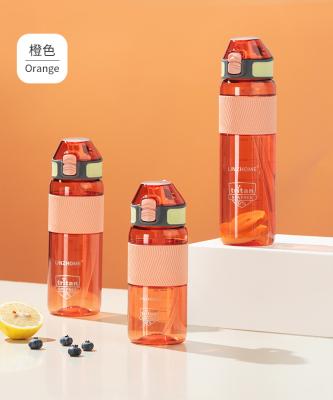 China Sports Direct Stocked Drinking Insulated Tritan Plastic Reusable Water Bottles With Straw 600ml for sale