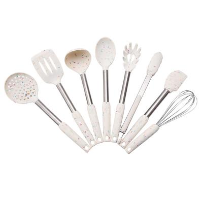 China Hot Selling Cheap Modern Style Viable 9 Piece Kitchenware Hardware Silicone Cookware Set for sale