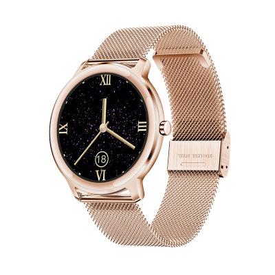 China MP3 Playback Women Fashion Smart Watch Round Smart Watch Bracelet Heart Rate Monitors Fitness Watch Fitness Tracker for sale