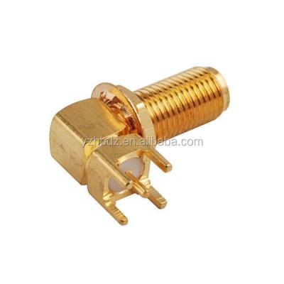 China RF Hongbo Hot SMA Female R/A Connector For PCB for sale