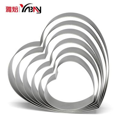 China Popular heart-shaped ring stocked with stainless steel foam for sale