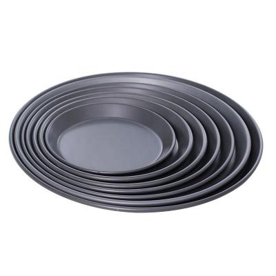 China Aluminum Pie Pan Round Pizza Pan Disposable Nonstick 1.0mm Thickness for sale