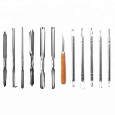 China Sustainable Set 12 Pieces Multifunctional Foods Carving Tools Kitchen Carving Tools Stainless Steel Fruit Vegetable Chisel, Fruit Carving for sale