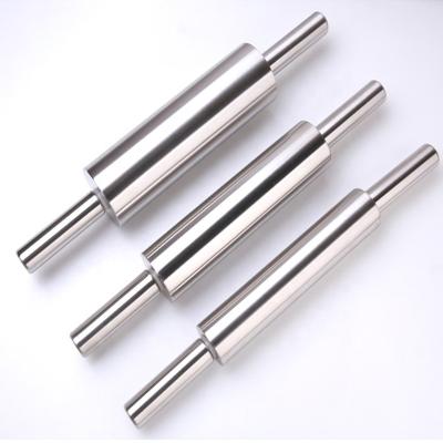 China Sustainable Stainless Steel Fondant Cake Decoration Smoothly Embossing Non Stick Roller for sale