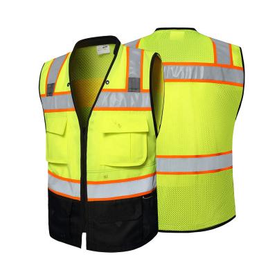 China Custom High Visibility Reflective Safety Vest Engineer Working Traffic Safety Vest Wholesale for sale