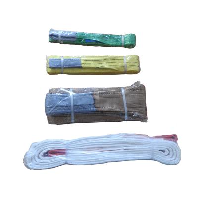 China OEM And ODM Strong Load Bearing Polyester Flat Woven Webbing Slings for sale