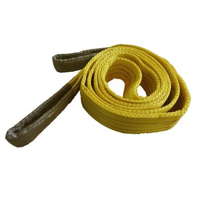 China 1T 2T 3T 5T ​​Polyester Light Duty Polyester Webbing Belt Webbing Lifting Slings for sale