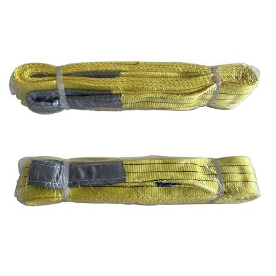 China Polyester 3Ton 75mm Wide Polyester Lifting Strap Slings Factory Wholesale for sale