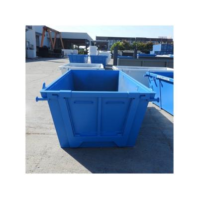 China Solid Waste Plate Thickness Outdoor Steel Trash Cans Recycle Marrell Landfill Trash Can Metal Container Skip Bin-2 for sale