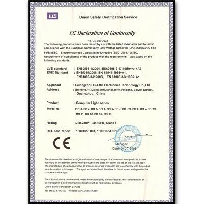 CE - Guangzhou Hi-Ltte Electronics Technology Co., Ltd.