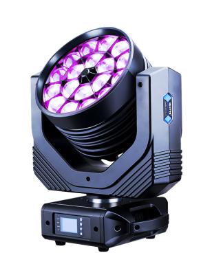 China 18PCS*15W Led Lens Zoom Bee-eye Moving Head Large Rotating Eye K20 229*345*426mm for sale