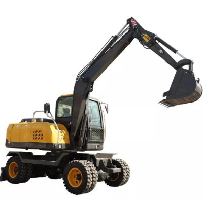 China 8 Ton Excavator Machinery China Wheel Excavator Mini Excavator Earth Moving Machine For Sale for sale