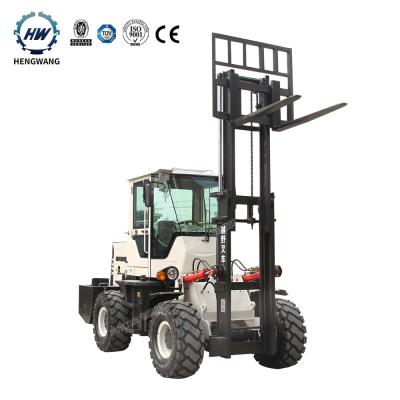 China Hotels Power Diesel Forklift 3 Tons Forklift Price Used In Complex Terrain for sale