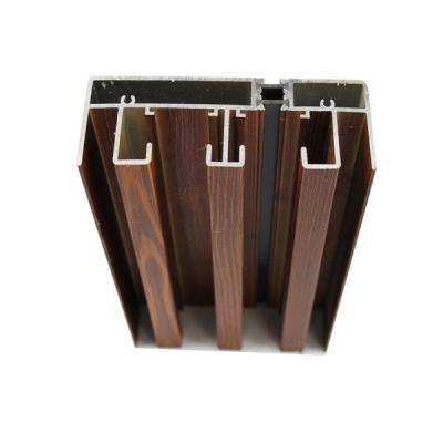 China Aluminum Cladding Wood Window And Aluminum Wood Door Frame , Decorative Profile for sale